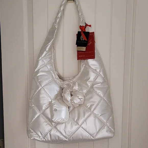 House Of Harlow Quilted Tote Bag Set - Picture 1 of 6